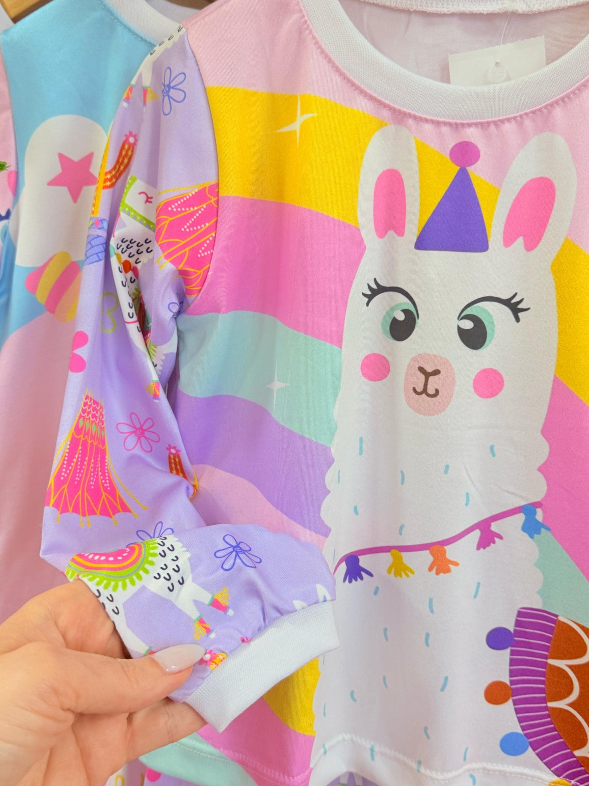 Pijama Manga Longa lhama Pijama