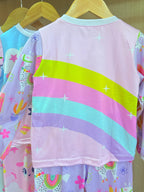 Pijama Manga Longa lhama Pijama