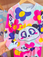 Pijama Manga Longa Pandinha