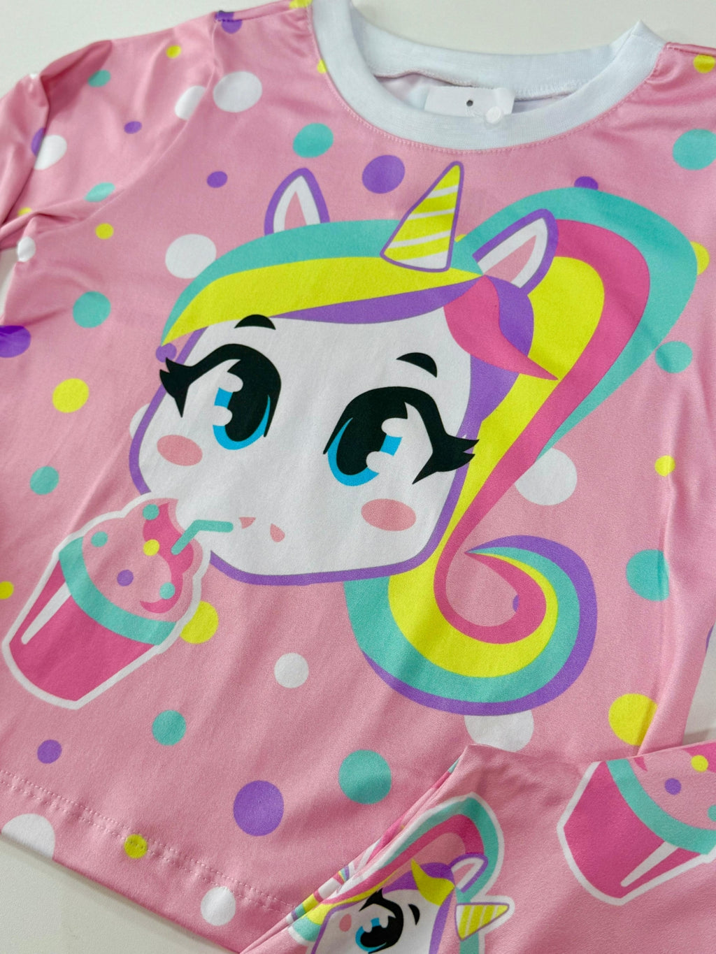 Pijama Manga Longa Lúdico Unicornio Pijama