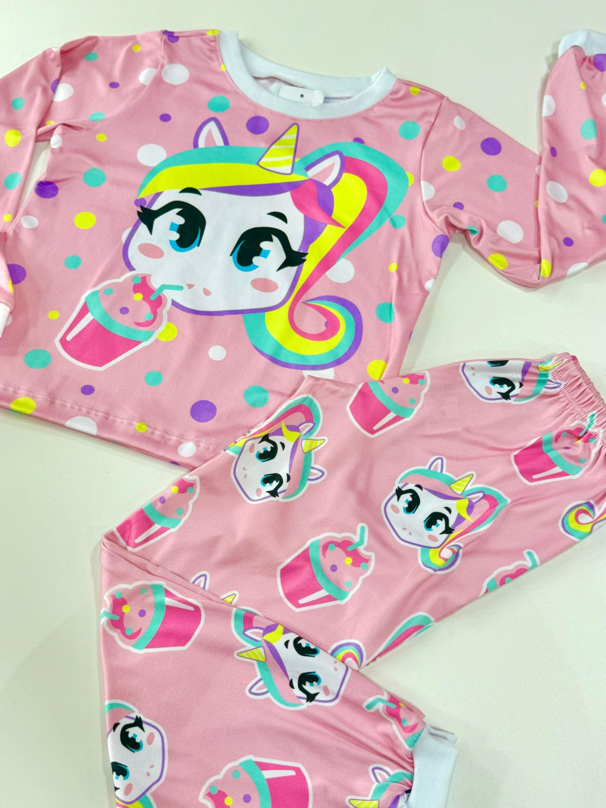 Pijama Manga Longa Lúdico Unicornio Pijama