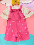 Jardineira Valentina Rosa