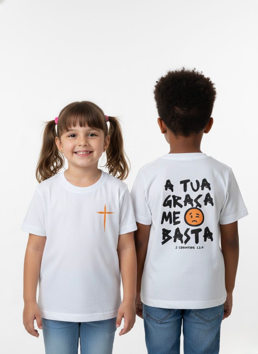 Camiseta Cristã Tua Graça Me Basta (Unissex)