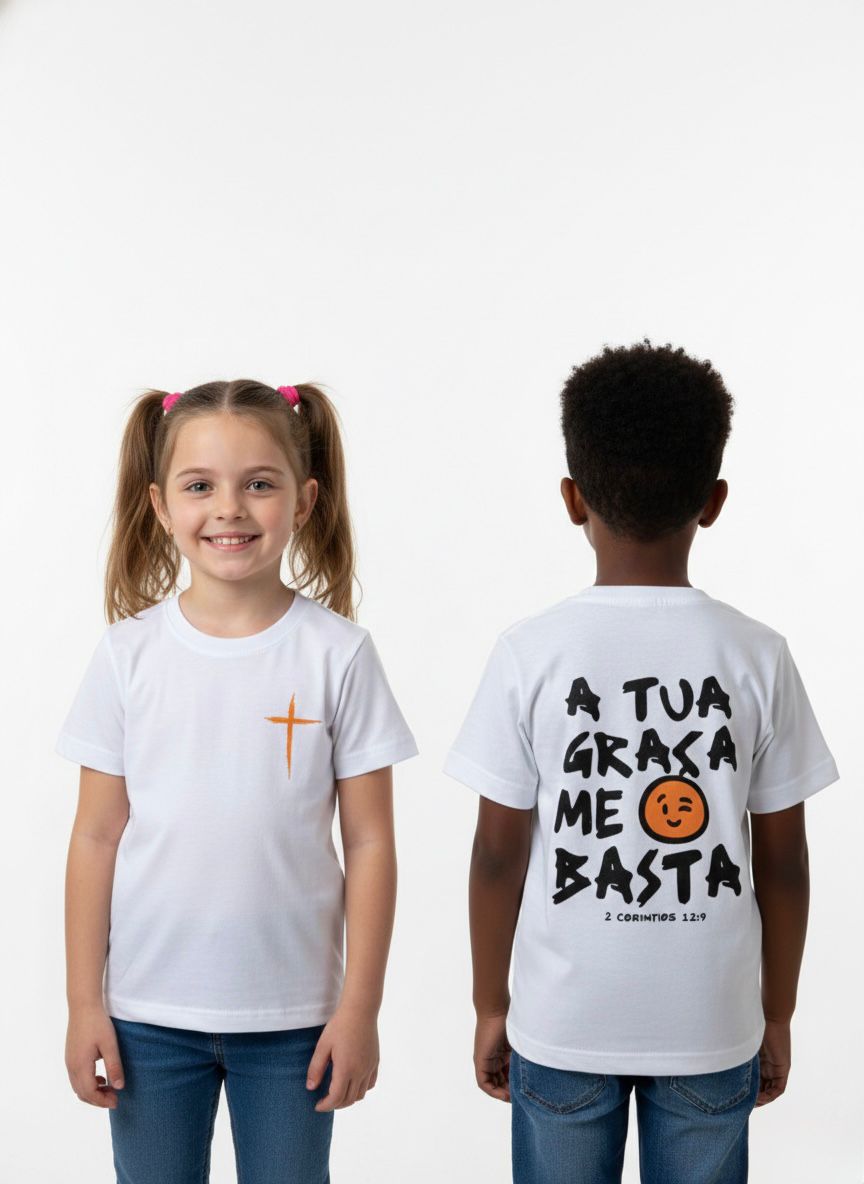 Camiseta Cristã Tua Graça Me Basta (Unissex)