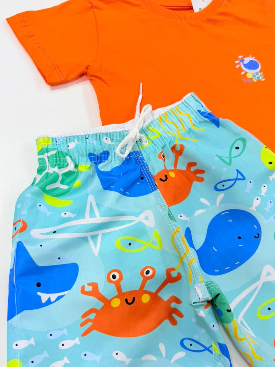 Conjunto Laranja Oceano