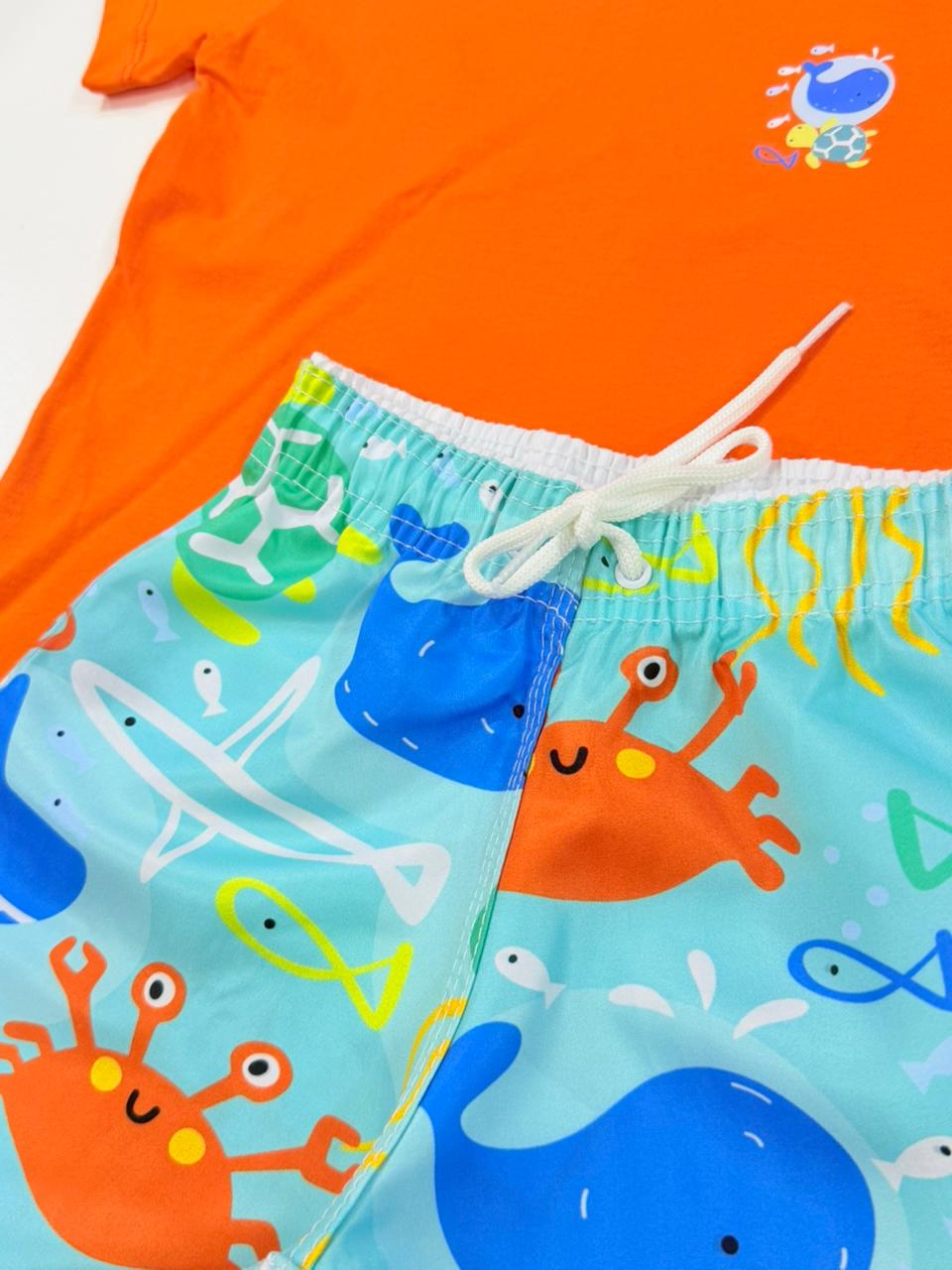 Conjunto Laranja Oceano