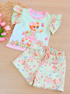 Conjunto Encanto Ursinha Verde Água