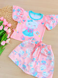 Conjunto encanto short saia gatinha