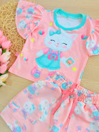 Conjunto encanto short saia gatinha