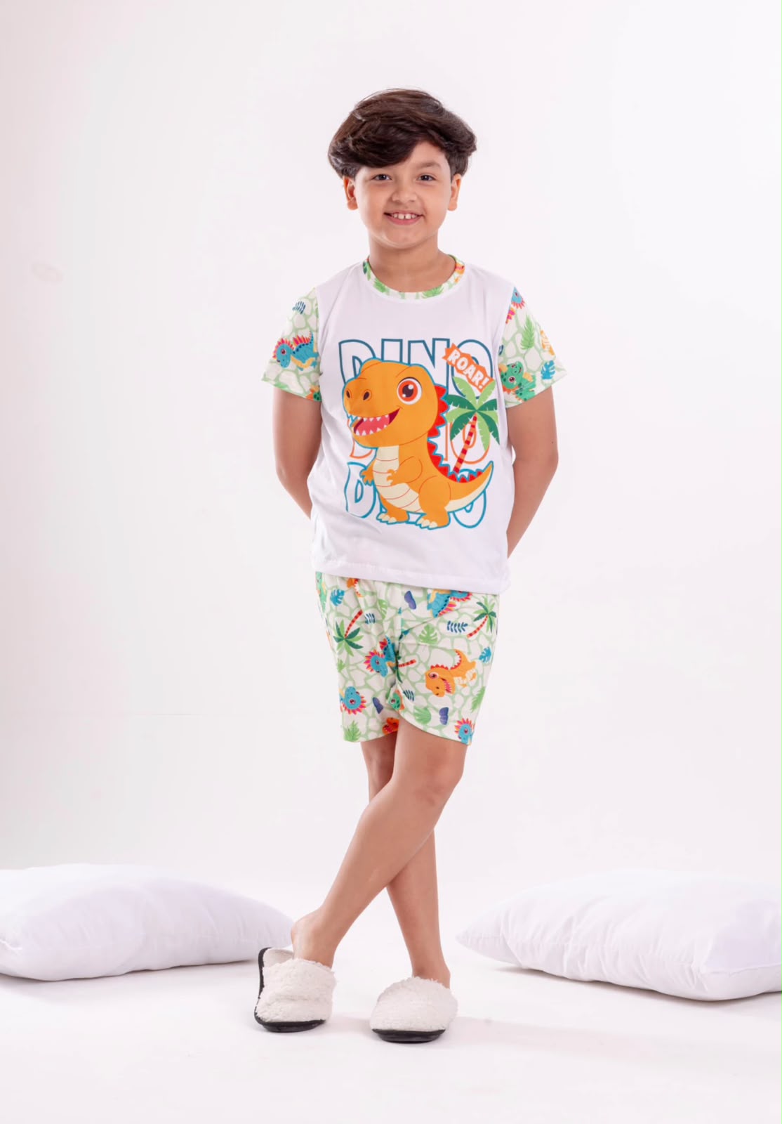 Pijama dino 10/12 anos