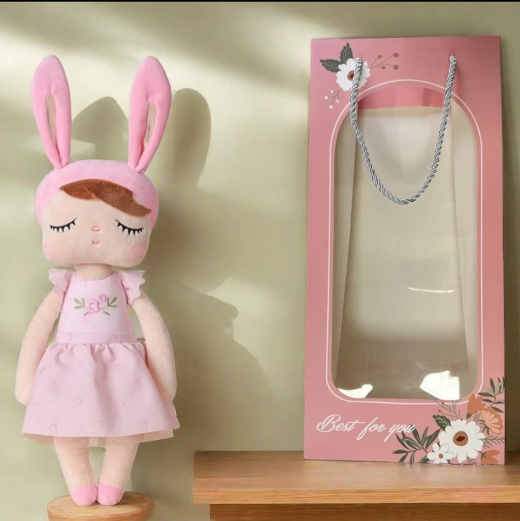 Boneca Metoo Angela Coelha Ameixa 33cm