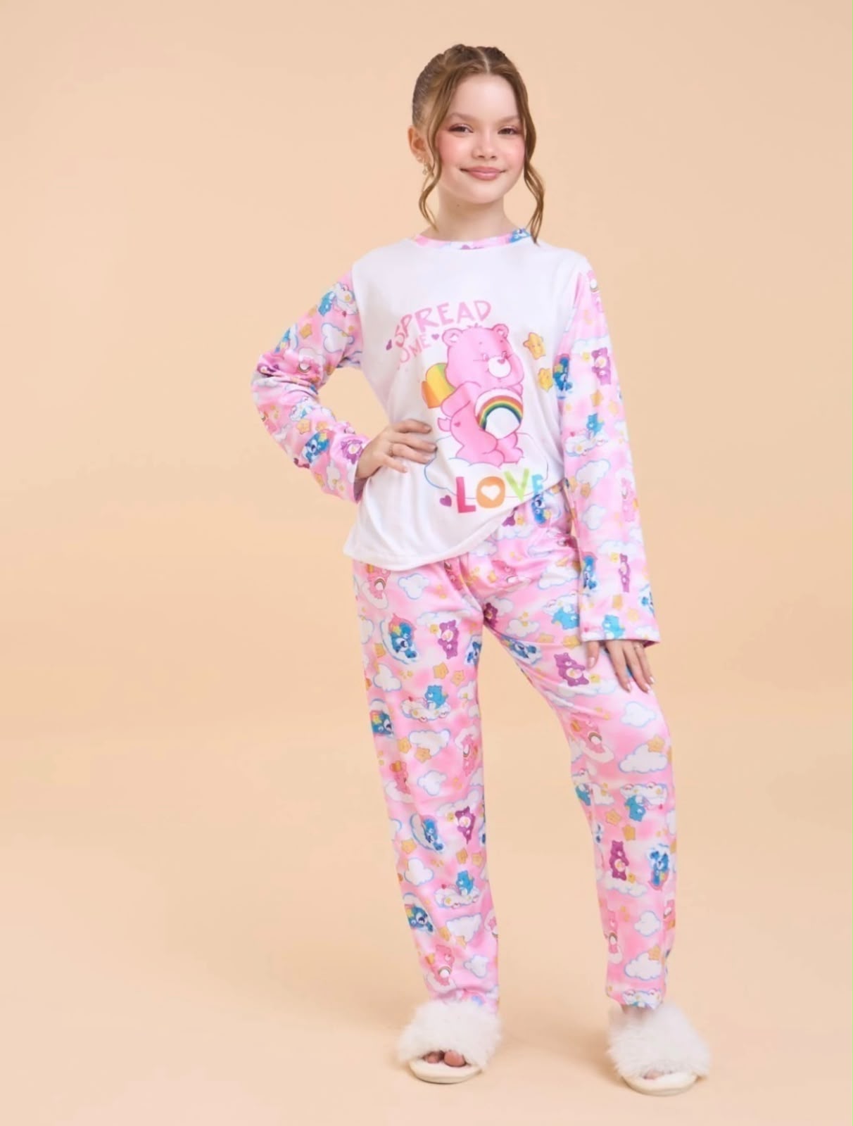 Pijama ursinhos carinhosos