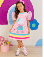 Vestido Encanto Trapézio Gatinha