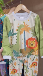 Pijama Manga Longa Dino Pijama